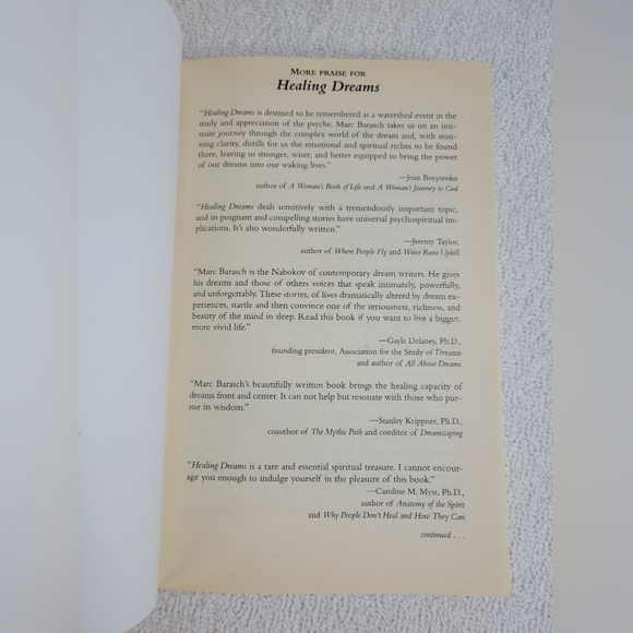 Healing Dreams by Marc Ian  Barasch Softcover - Picture 2 of 6